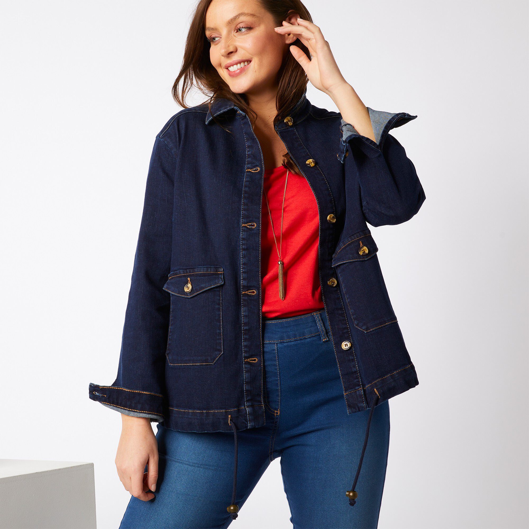 Veste grande hotsell taille pas cher